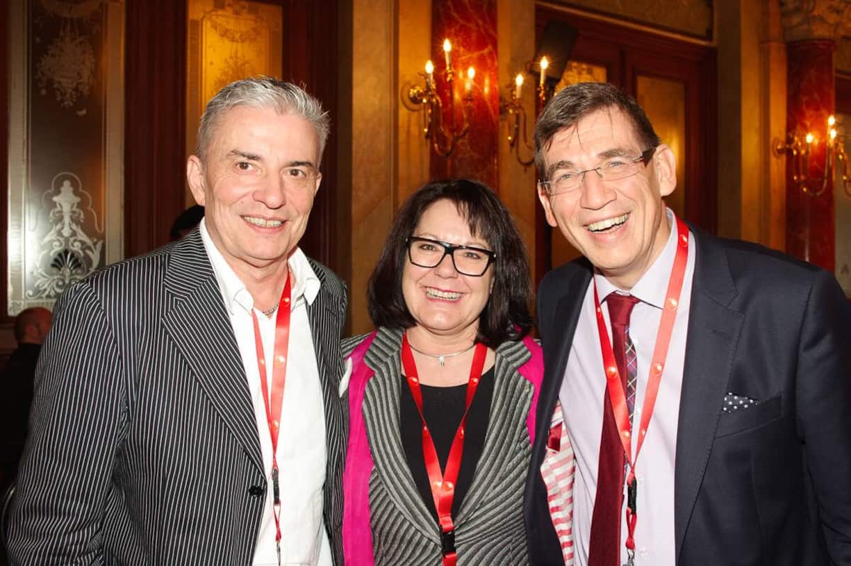 Charles A. Fraefel, CEO & Founder, xtendx AG; Barbara Mahrenholz, Geschäftsleitung, Preim AG; Christoph Lang, Geschäftsführer, Flughafenregion Zürich