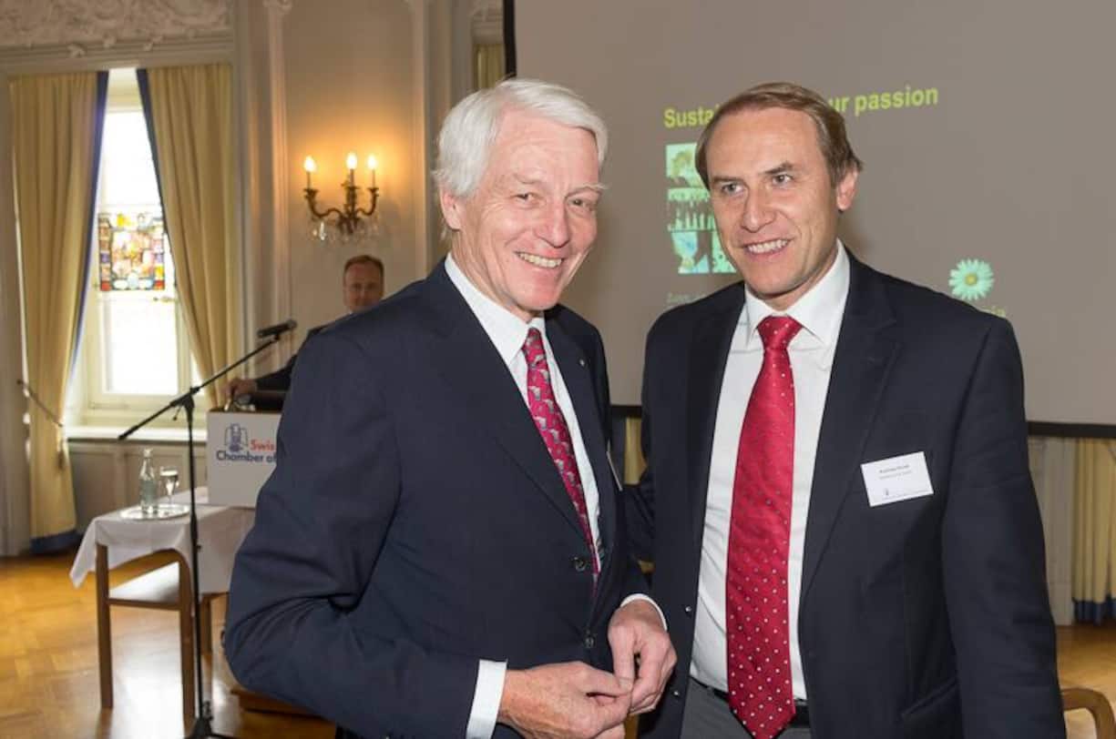 Martin Candrian, Owner, Candrian Catering AG; Andreas Simek, Executive Vice President, NetJets Europe GmbH