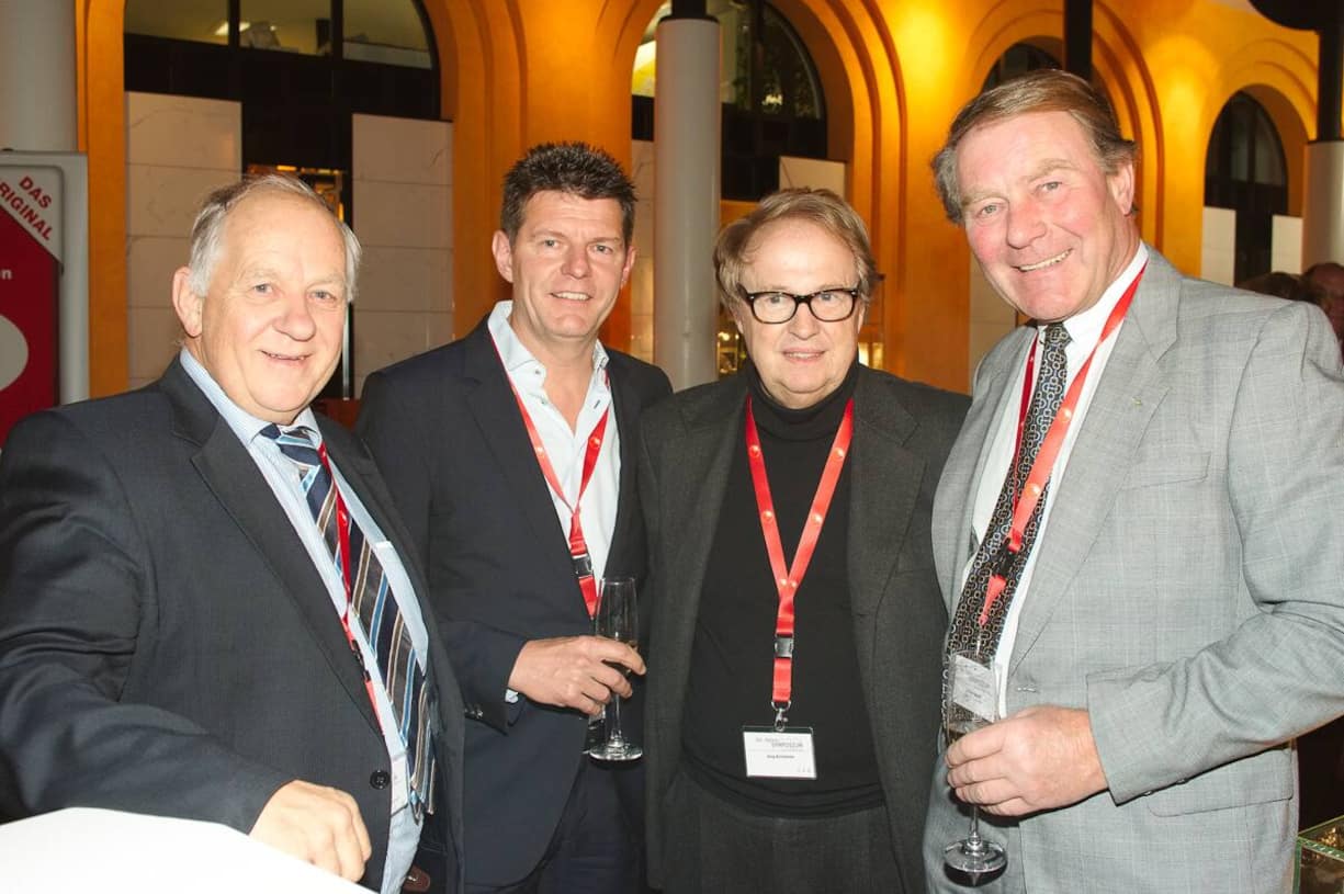 Kurt Gaensli, Inhaber, Gafner AG; Bernhard Dick, Geschäftsführer, Maurice Lacroix SA; Jürg Kirchhofer, CEO, Kirchhofer AG; Ernst Vögeli, Gemeinde Unterseen