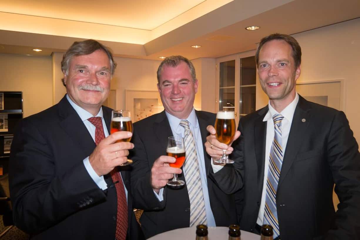 Michael Schade, Senior Vice President, BAYER AG; Frank Rittgen, Director, BAYER AG; Alexander Moscho, Head of Corporate Development, BAYER AG