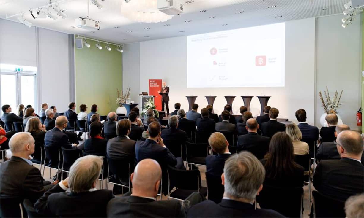 Präsentation am Best Swiss Brands 2013 GDI Gottlieb Duttweiler Institut