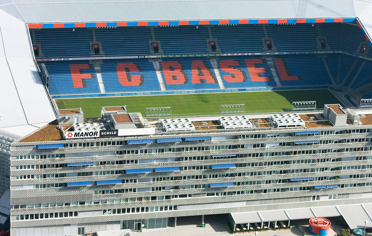 Fussball-Stadion St. Jakob Park in Basel