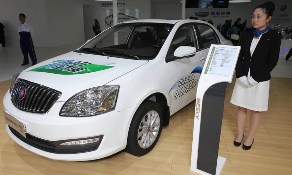 Geely-Konzept eines methanolbetriebenen Autos.Bilder Keystone