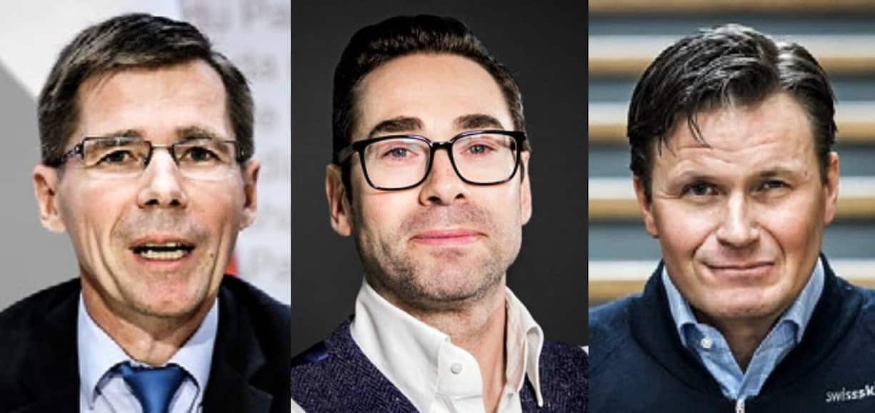 Joël Mesot, Mike Baur, Urs Lehmann (v.l.).