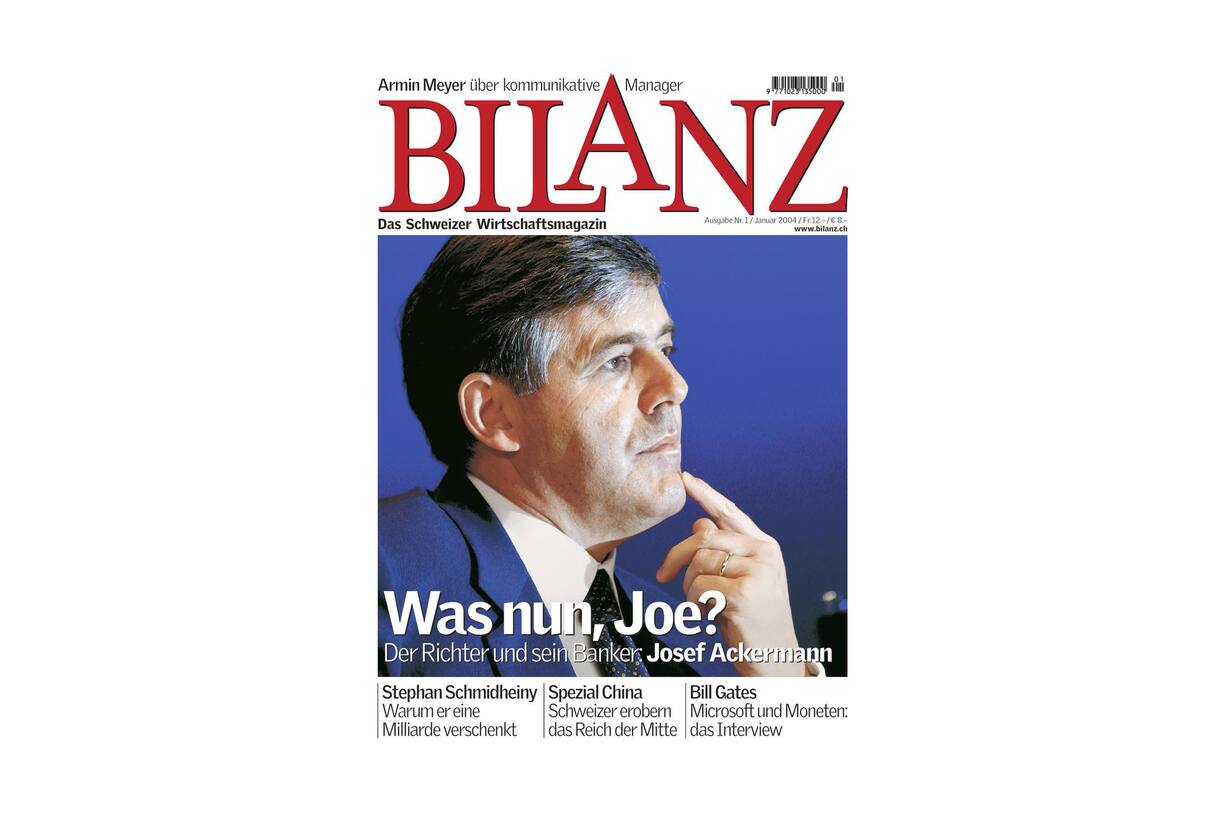 Joe Ackermann Bilanz COVER