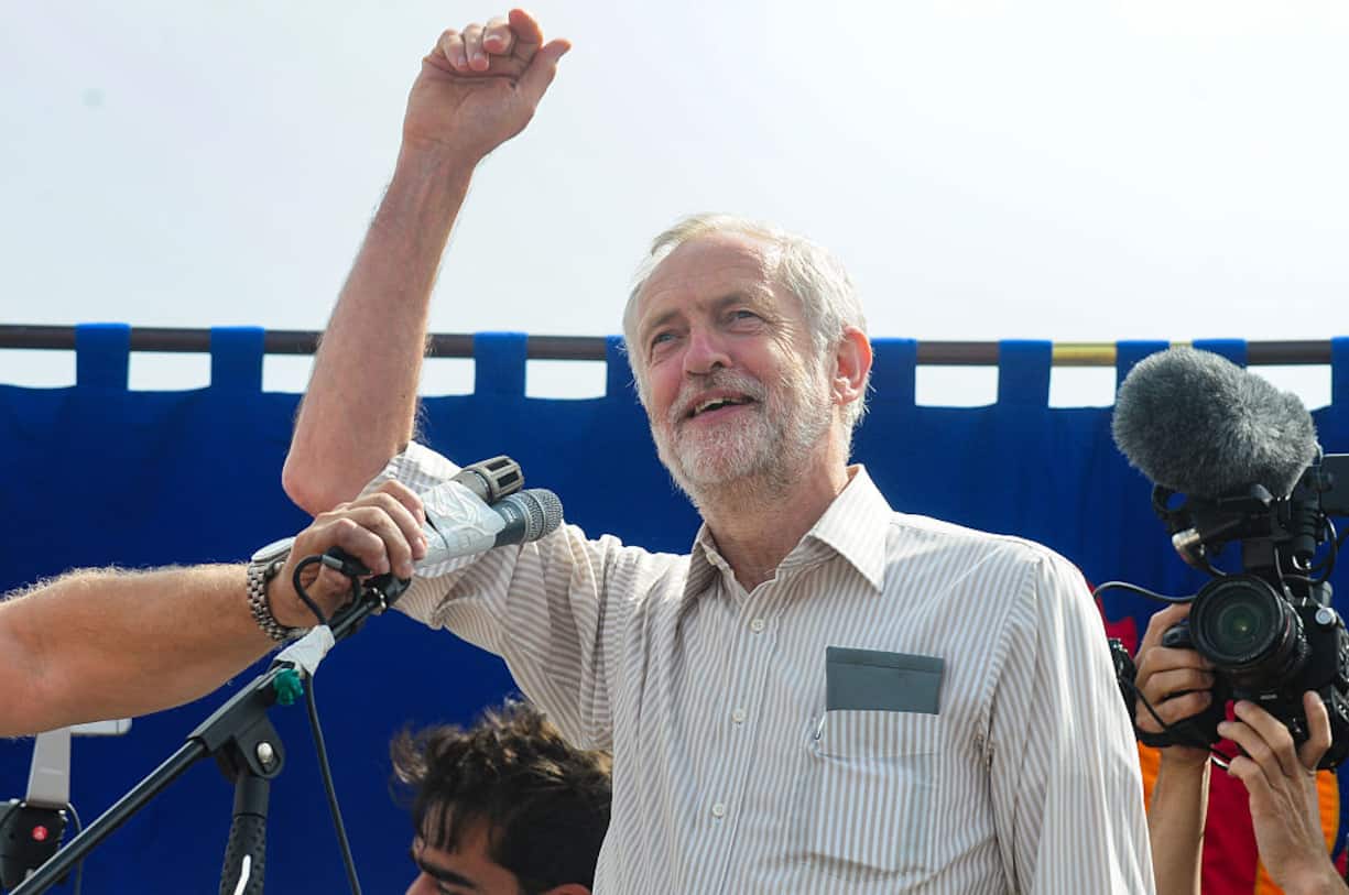 RAMSGATE, UNITED KINGDOM - SEPTEMBER 03: Labour leader Jeremy Corbyn speaks at at Momentum rally on September 03, 2016 in Ramsgate , England.PHOTOGRAPH BY Graham Mitchell / Barcroft ImagesLondon-T:+44 207 033 1031 E:hello@barcroftmedia.com -New York-T:+1 212 796 2458 E:hello@barcroftusa.com -New Delhi-T:+91 11 4053 2429 E:hello@barcroftindia.com www.barcroftimages.com (Photo credit should read Graham Mitchell/ Barcroft Images / Barcroft Media via Getty Images)