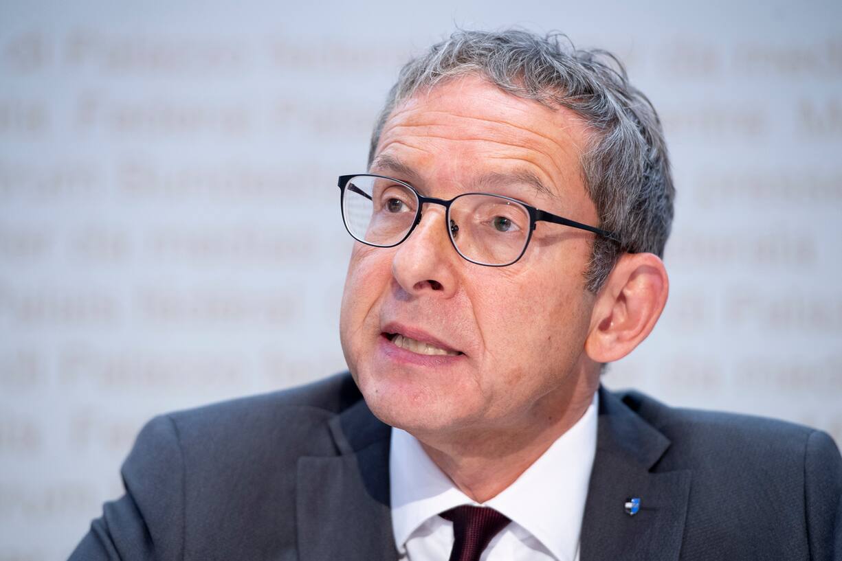 Regierungsrat Urs Hofmann, Vorsteher des Departements Volkswirtschaft und Inneres des Kantons Aargau; Vizepraesident der Konferenz der Kantonalen Justiz- und Polizeidirektorinnen und -direktoren (KKJPD) spricht am Donnerstag, 18. Oktober 2018 in Bern. 