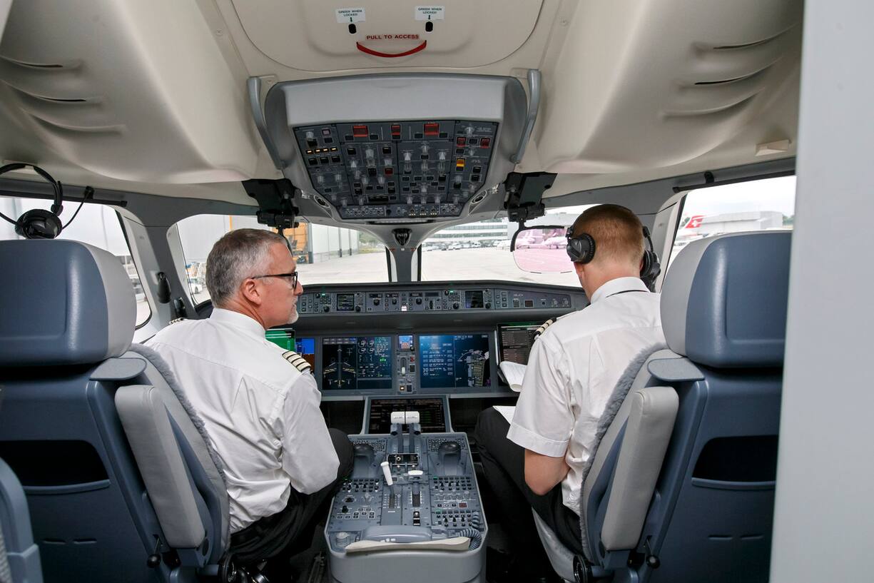 Swiss Cockpit Pilot