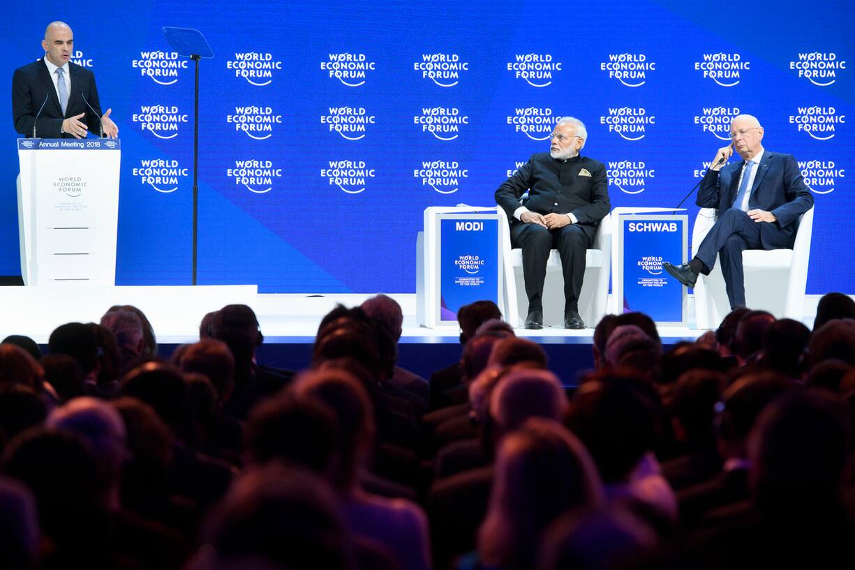 Alain Berset hält die WEF-Eröffnungsrede