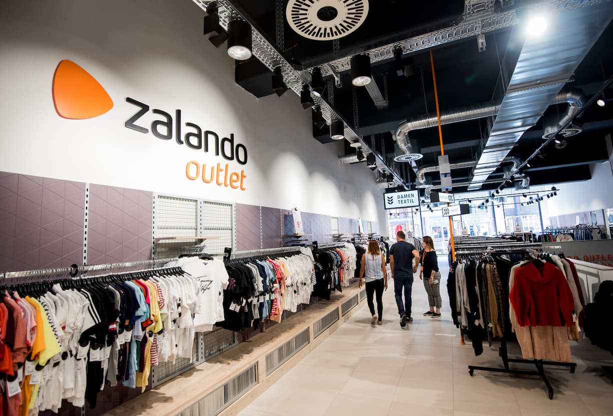 Outlet-Filiale des Online-Versandhändlers Zalando. In der Hamburger Innenstadt hat der Modehändler ein weiteres Outlet eröffnet. 