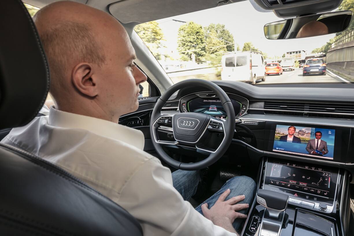 Automatisiertes Fahren mit dem Audi A8 L
