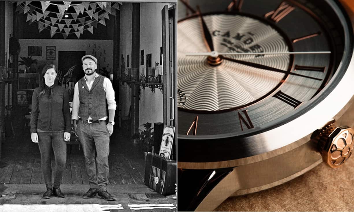 Anneke Short und Jerome Robert von der Camden Watch Company