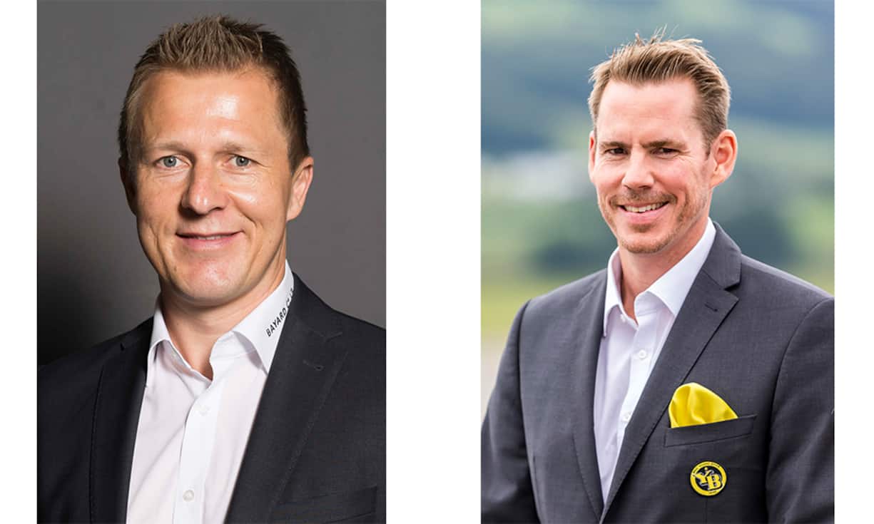 Christoph Spycher (l.) und Wanja Greuel 
