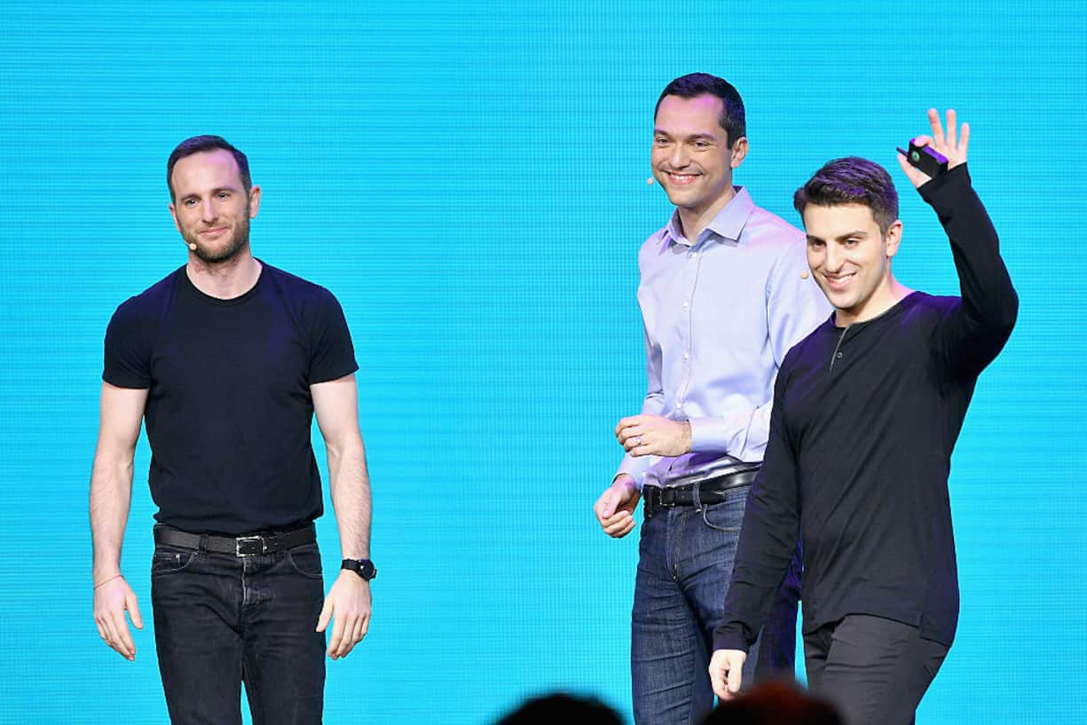 Airbnb-Gründer: Joe Gebbia, Nathan Blecharczyk und Brian Chesky