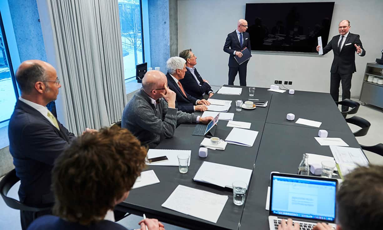 Rothschild-Team mit Adrian Bosshard (rechts) und Stephan Kiefer