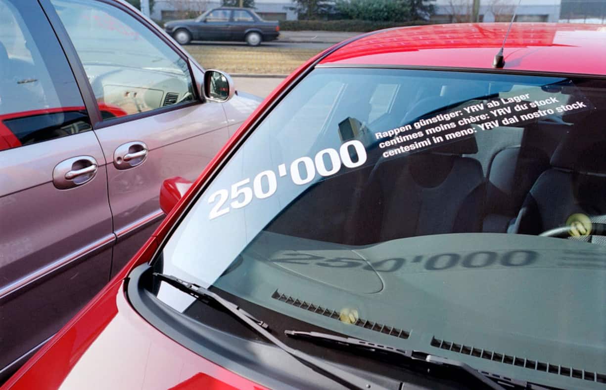 Auto im Verkauf bei der Emil Frey Gruppe