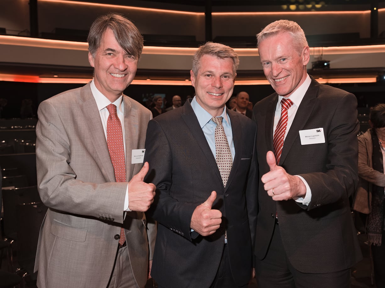 Alec von Graffenried, Stadtpräsident Bern;Christoph Ammann, Regierungsrat Kanton Bern;Werner Luginbühl, Ständerat