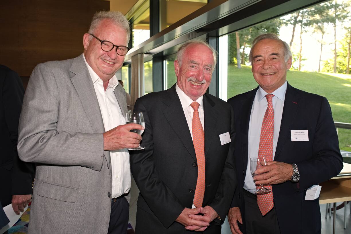 Walter H. Anderau, graubündenVIVA;Armin Meyer, Amcor Ltd.;Andreas W. Keller, Diethelm Keller Holding Ltd.