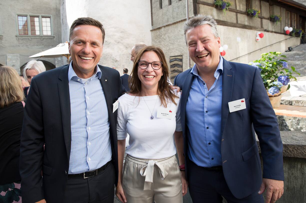 Wunschschloss 2019, im Schloss Thun, Andreas Gerber; Swiss Venture Club, Nicole Herzog, Sherpany, Beat Schillig, Venturelab