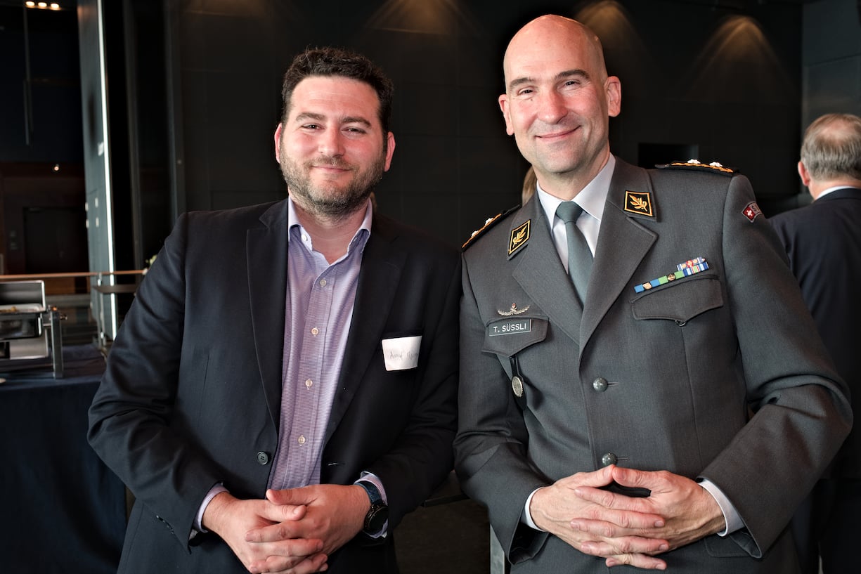 Assaf Mischari, Referent & Head of Research, Team8; Thomas Süssli, Referent & Chef Führungsunterstützungsbasis der Schweizer Armee