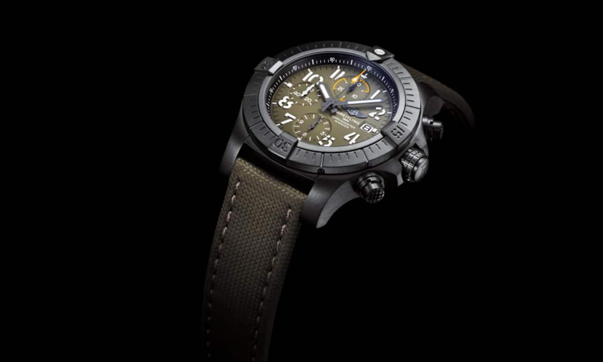 Die Avenger-Kollektion: 2001 erstmals auf dem Markt, wird die Avenger nun in 14 Referenzen und drei Grössen neu aufgelegt. Im Bild der Avenger Chronograph 45 Night Mission.