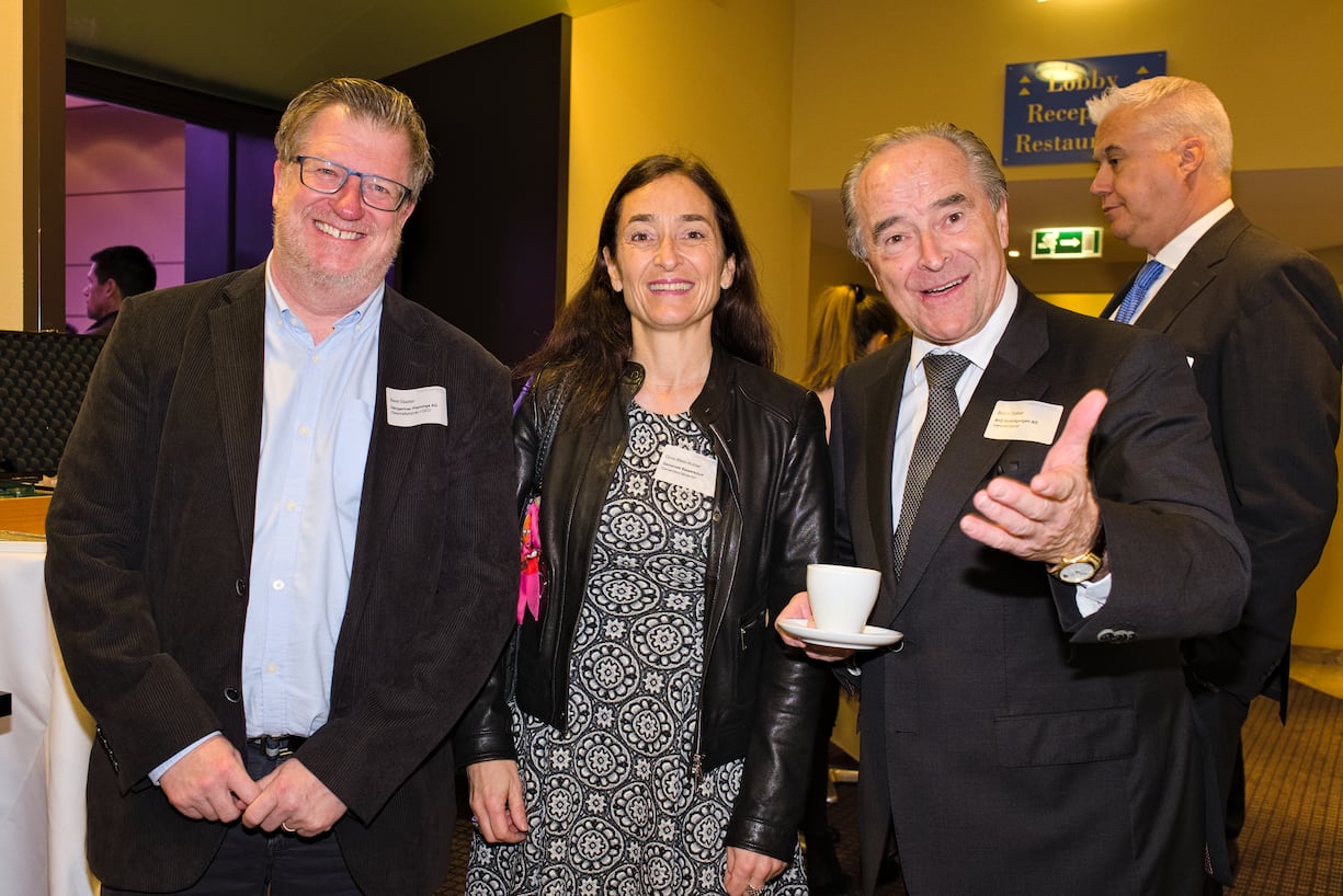 Beat Stadler, CEO, Hangartner Planungs AG; Doris Meier-Kobler, Gemeindepräsidentin, Bassersdorf; Bruno Dobler, VR, B+D Beteiligungen AG
