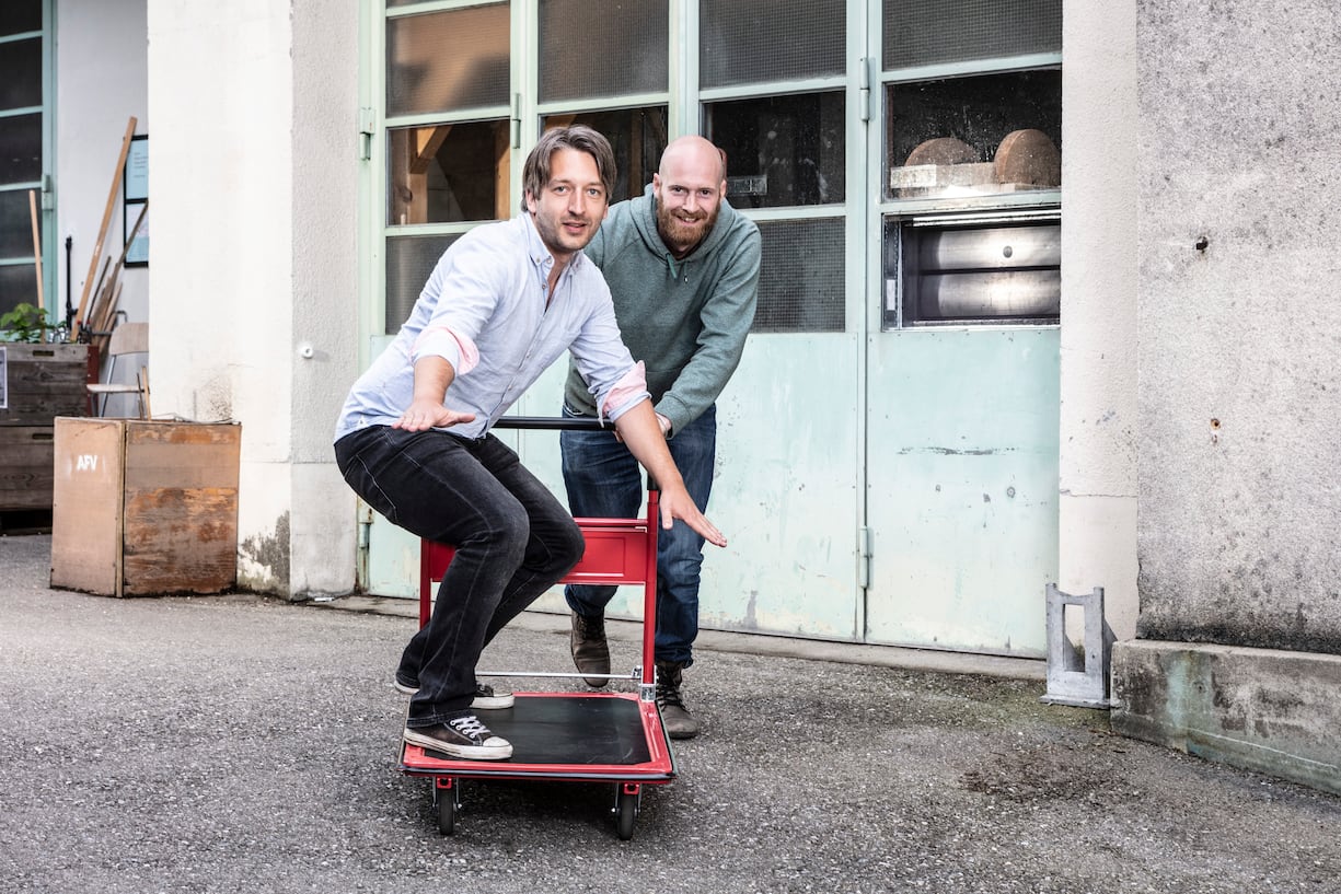 Simon Borchardt (l.) und Philip Jenzer