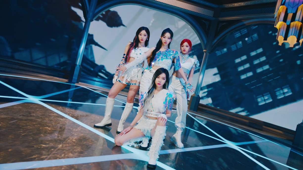 <p>Aespa: Aus dem Video zum Song «Next Level», 2021.</p>