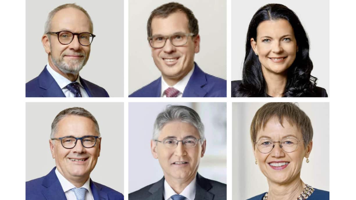 <p>Urs Müller, Christoph Reich, Natalie Flatz (oben v.l.) sowie Georg Wohlwend, Hans-Werner Gassner, Brigitte Haas (unten v.l.).</p>