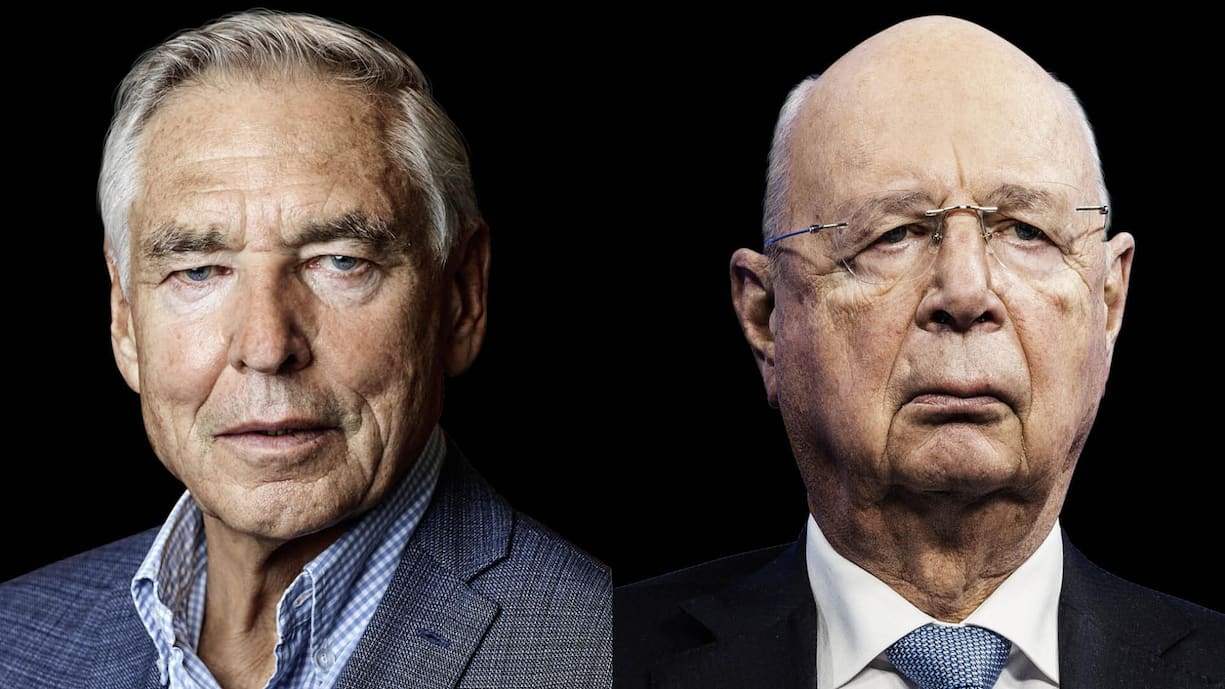 <p>Peter Brabeck-Letmathe (l.): Der Österreicher ging aggressiv gegen den Mann vor, der ihn vor 27 Jahren zum WEF geholt hatte.</p>
<p>Klaus Schwab: Der WEF-Gründer kämpfte erfolgreich um sein Lebenswerk – gegen den Mann, den er einst gefördert hatte.</p>