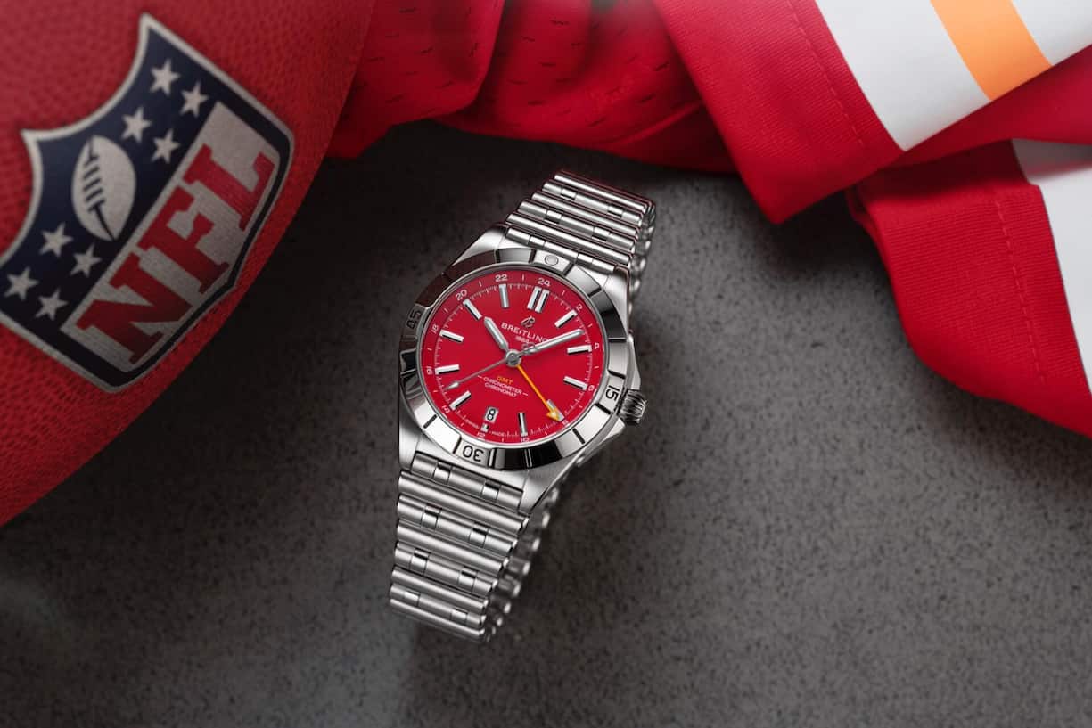 <p>Chronomat der Kansas City Chiefs.</p>