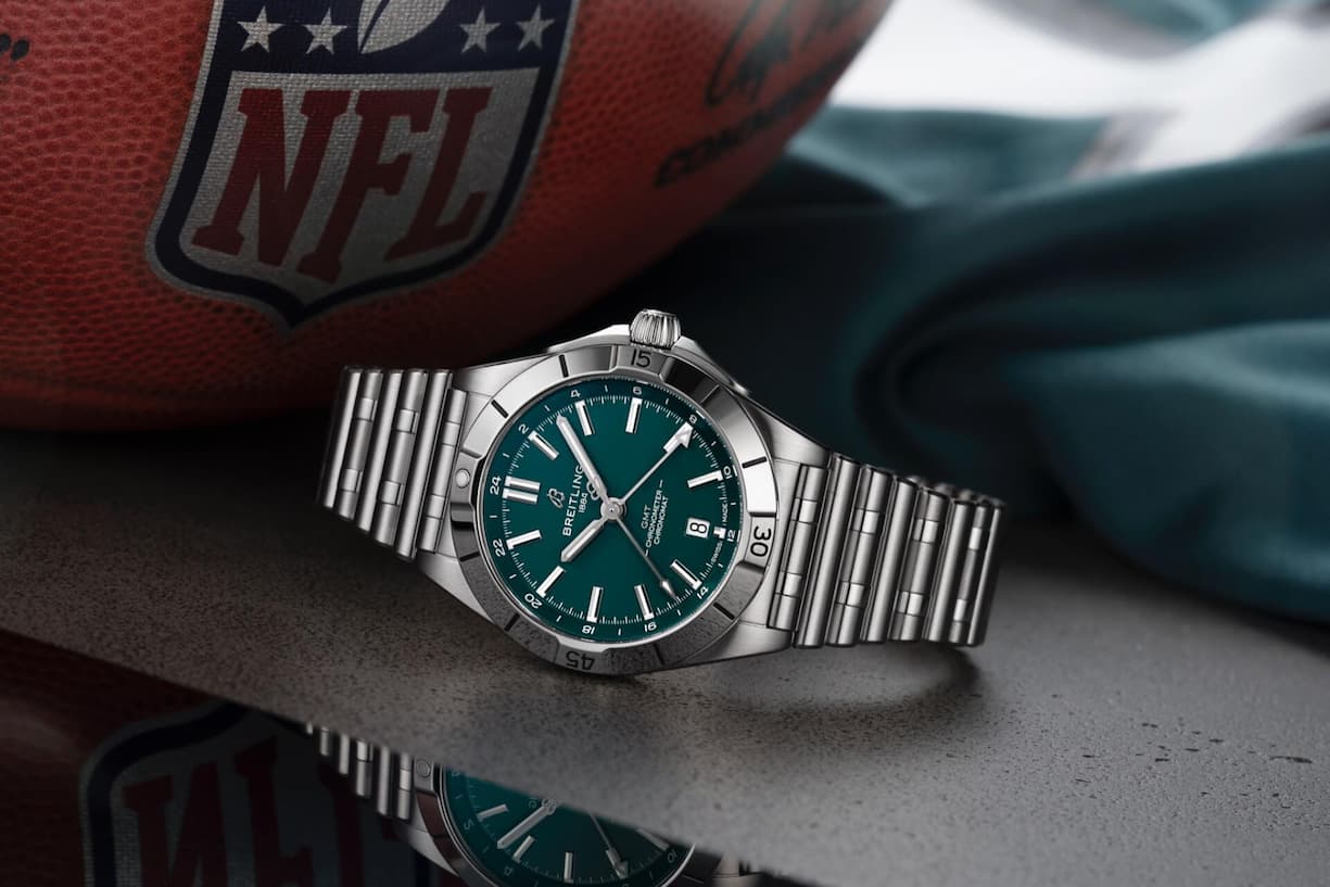 <p>Chronomat der Philadelphia Eagles.</p>