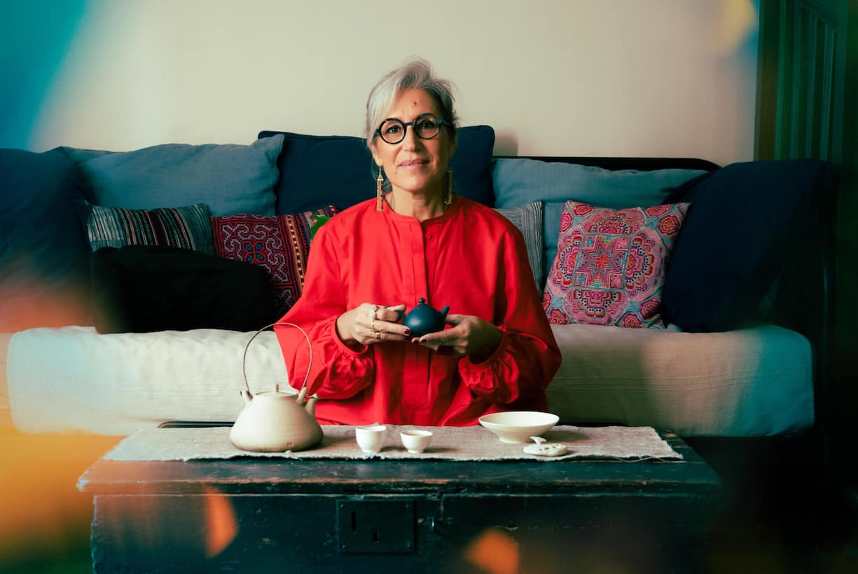 <p>Die Dame kennt sich aus: Tee-Expertin Carine Baudry.</p>