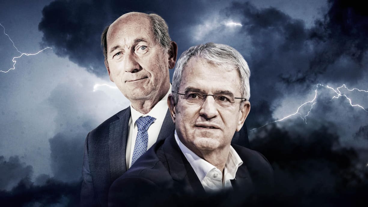 <p>Tragisches Ende von zwei langen Nestlé-Karrieren: Der abtretende ­Präsident Paul Bulcke (l.) und Ex-CEO Laurent Freixe.</p>