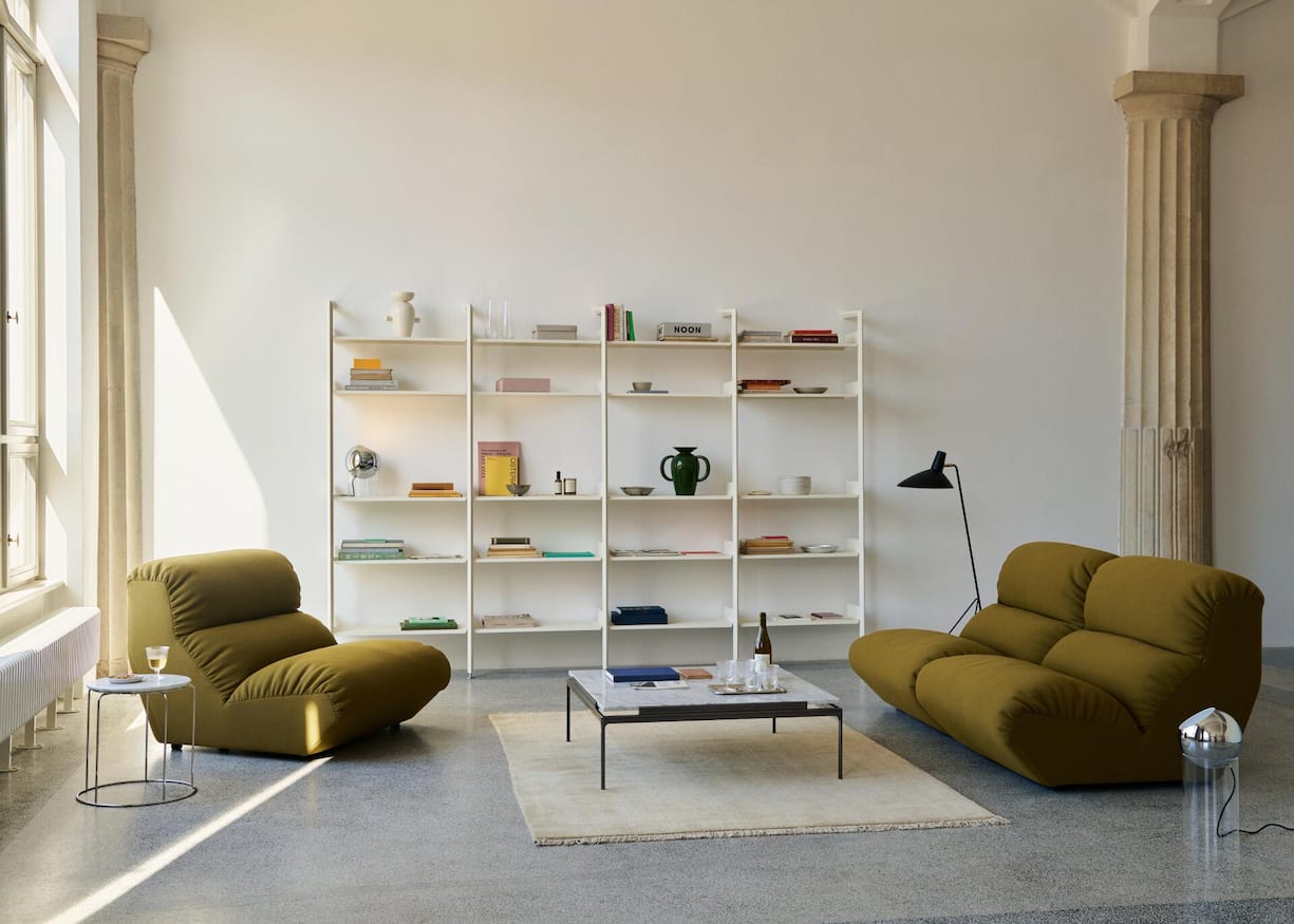 <p>Der gute Ton: Grün weckt Räume auf und wirkt beruhigend.</p>
<p>www.andtradition.com</p>