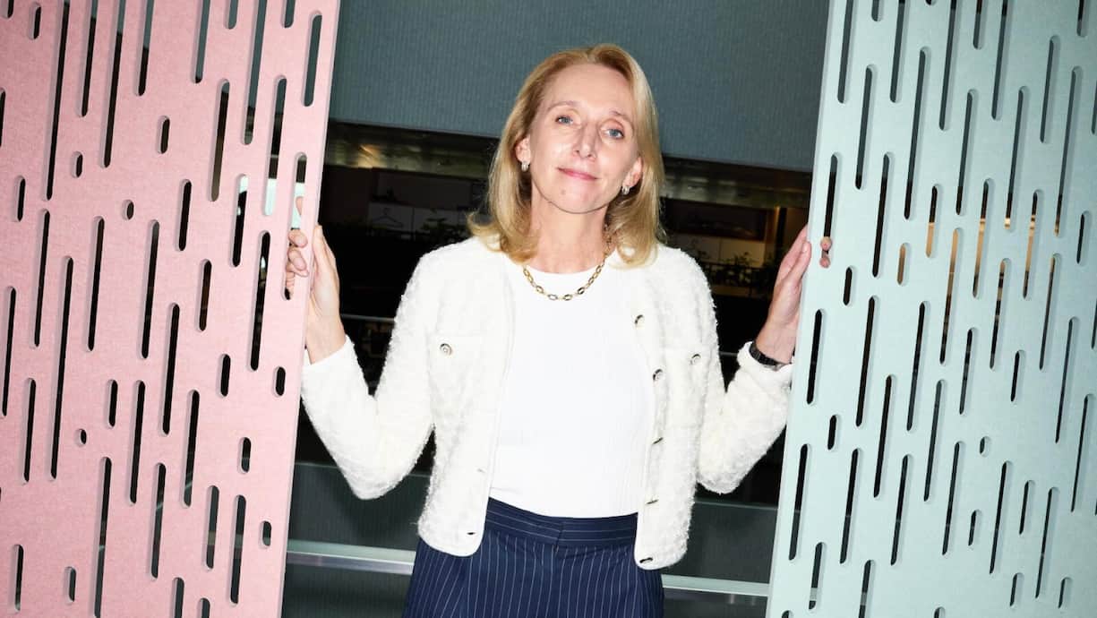 <p>Hanneke Faber am Firmensitz in Lausanne.</p>