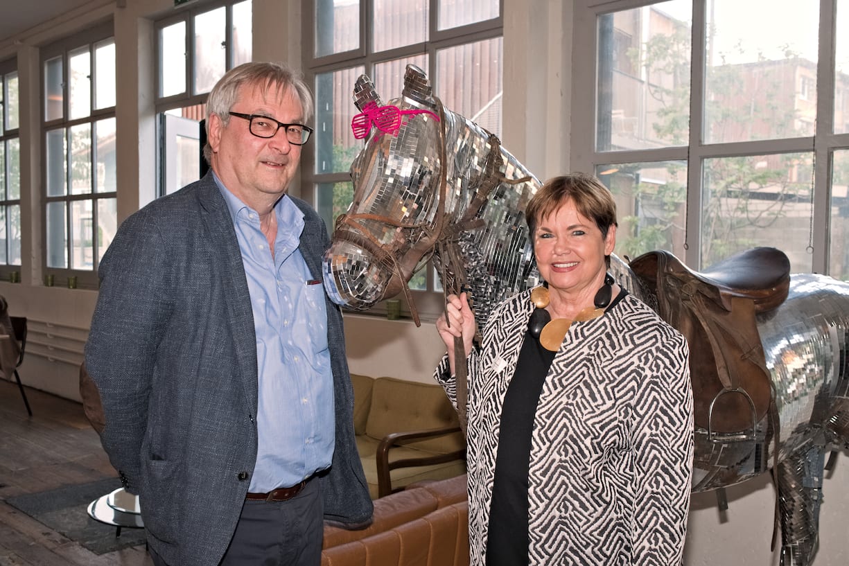 Bruno Winterhalter, Präsident, Metrohm Stiftung; Helene Niedhart, CEO, CAT Aviation
