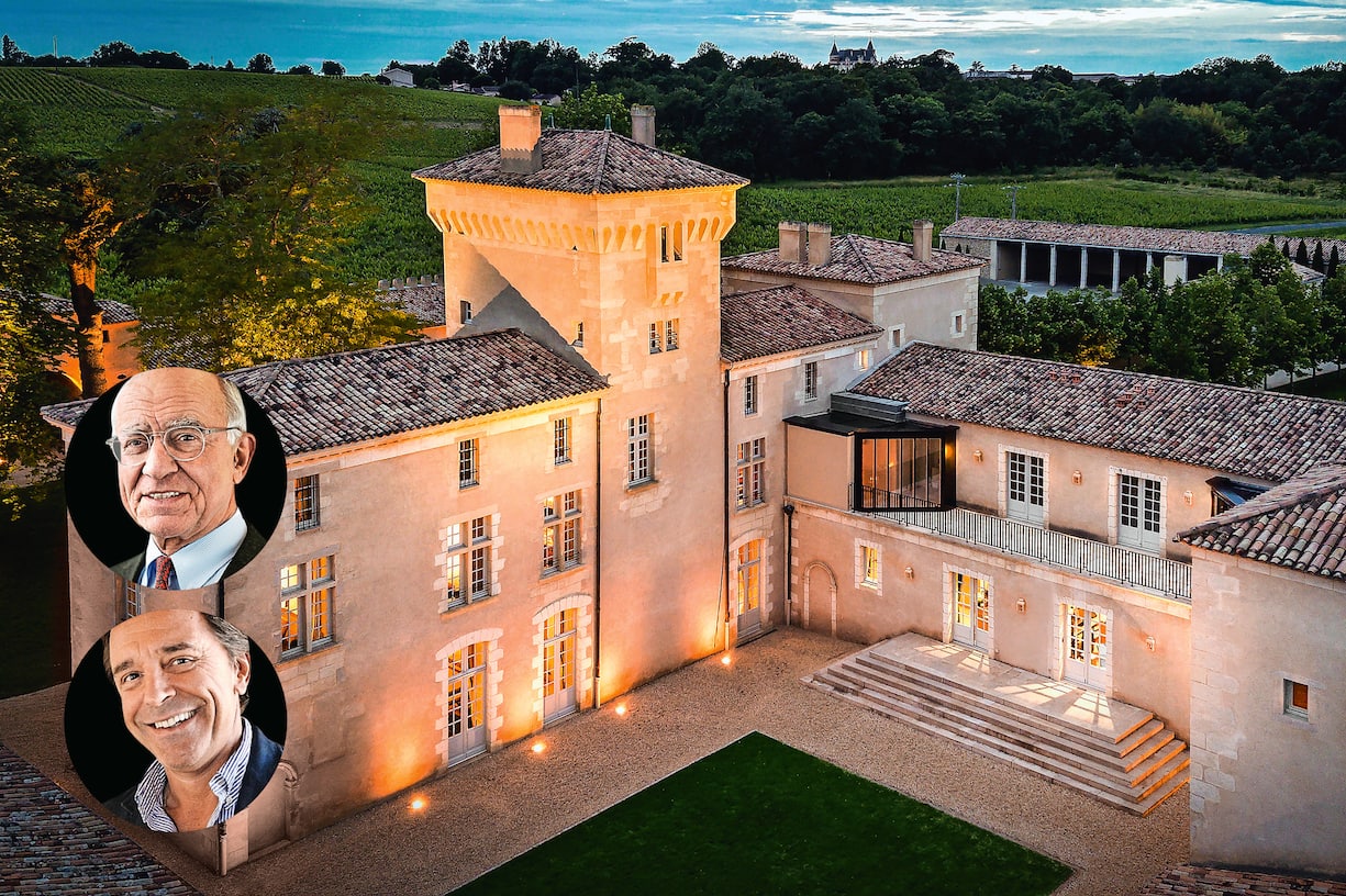 CHÂTEAU LAFAURIE-PEYRAGUEY Michael Pieper (o.) und Silvio Denz ­eröffneten auf  dem Weingut bei Bordeaux ein feines Boutiquehotel.
