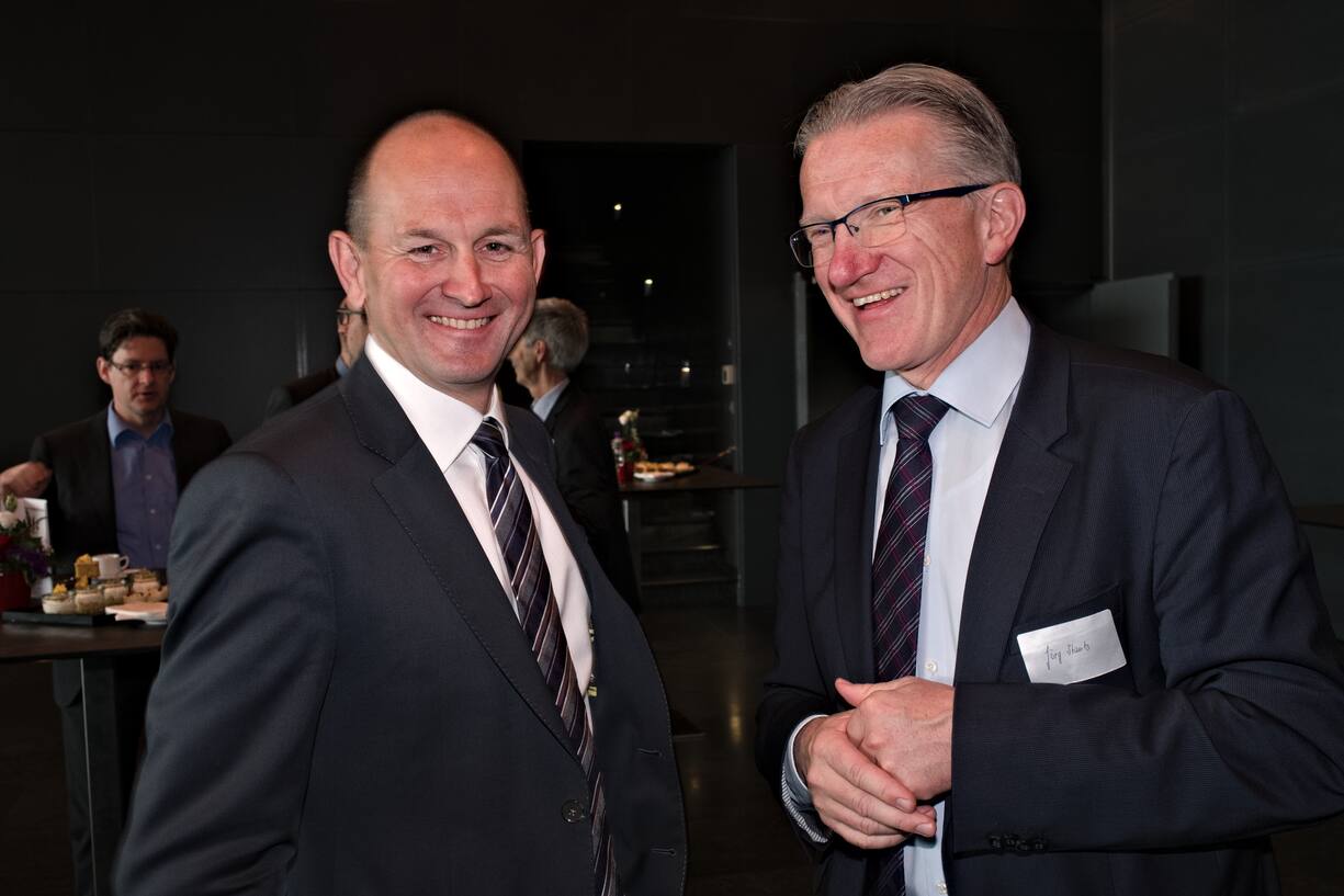 Christof Reichmutĥ, Verwaltungsratspräsident, Reichmuth & Co.; Jürg Staub, CEO, Reichmuth & Co.