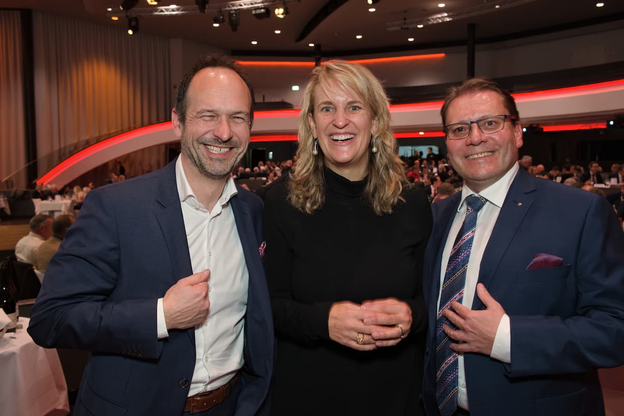 Christoph Eymann, Scherler AG;Sibylle Plüss, stv. Direktorin, Handels- und Industrieverein des Kantons Bern;Thomas Eichenberger, Premium Automobile AG