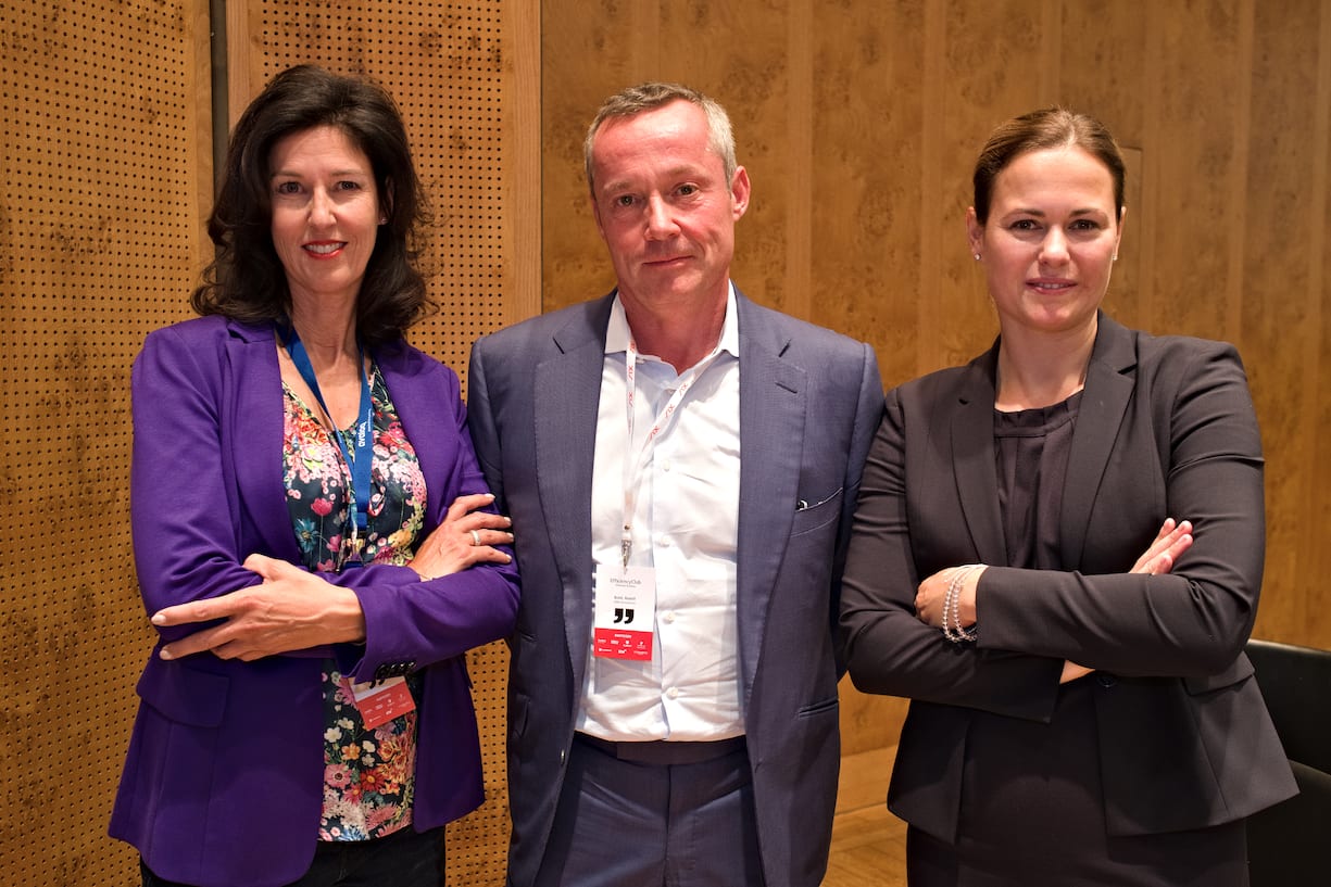 Claudia Edelmann, Work Life GmbH;Rudolf Bohli, RBR Investments;Anke Bridge Haux, Digitalchefin Credit Suisse