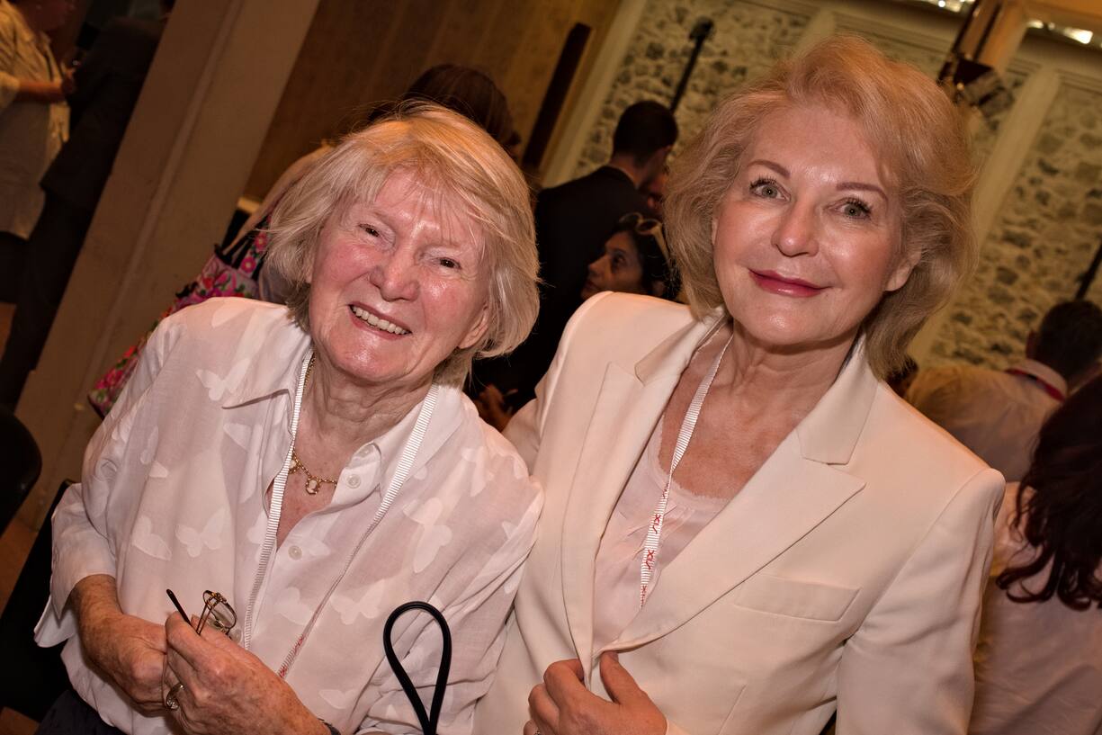 Edith Röösli-Eberhard, ältestes Mitglied des Efficiency Club;Doris Zagoda, Zagoda AG