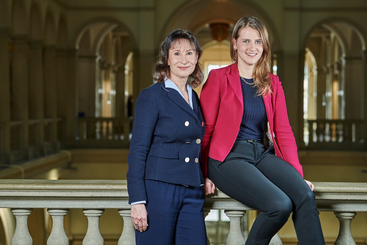 Tochter und Mutter: Elizabeth Hubis und Suzanne Thoma