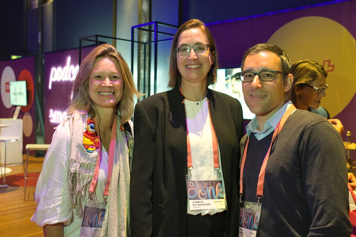 Elke Guhl, Electrolux Schweiz;Cornelia Ritz bossicard, 2bridge AG;Steven Neubauer, comparis.ch AG