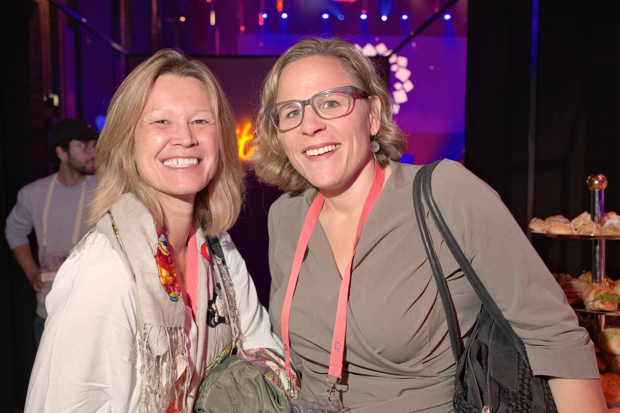 Elke Guhl, Electrolux AG;Nadja Lang, ZFV-Unternehmungen / Die Schweizerische Post