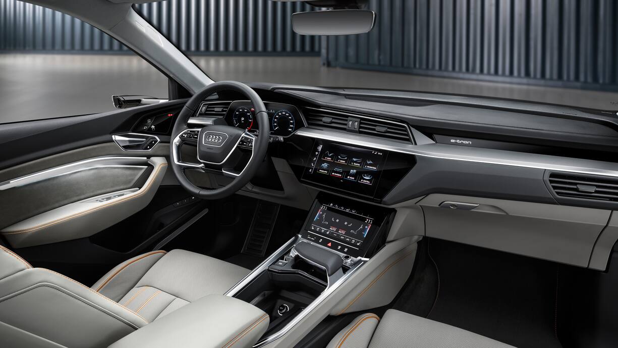 Cockpit vom audi e tron