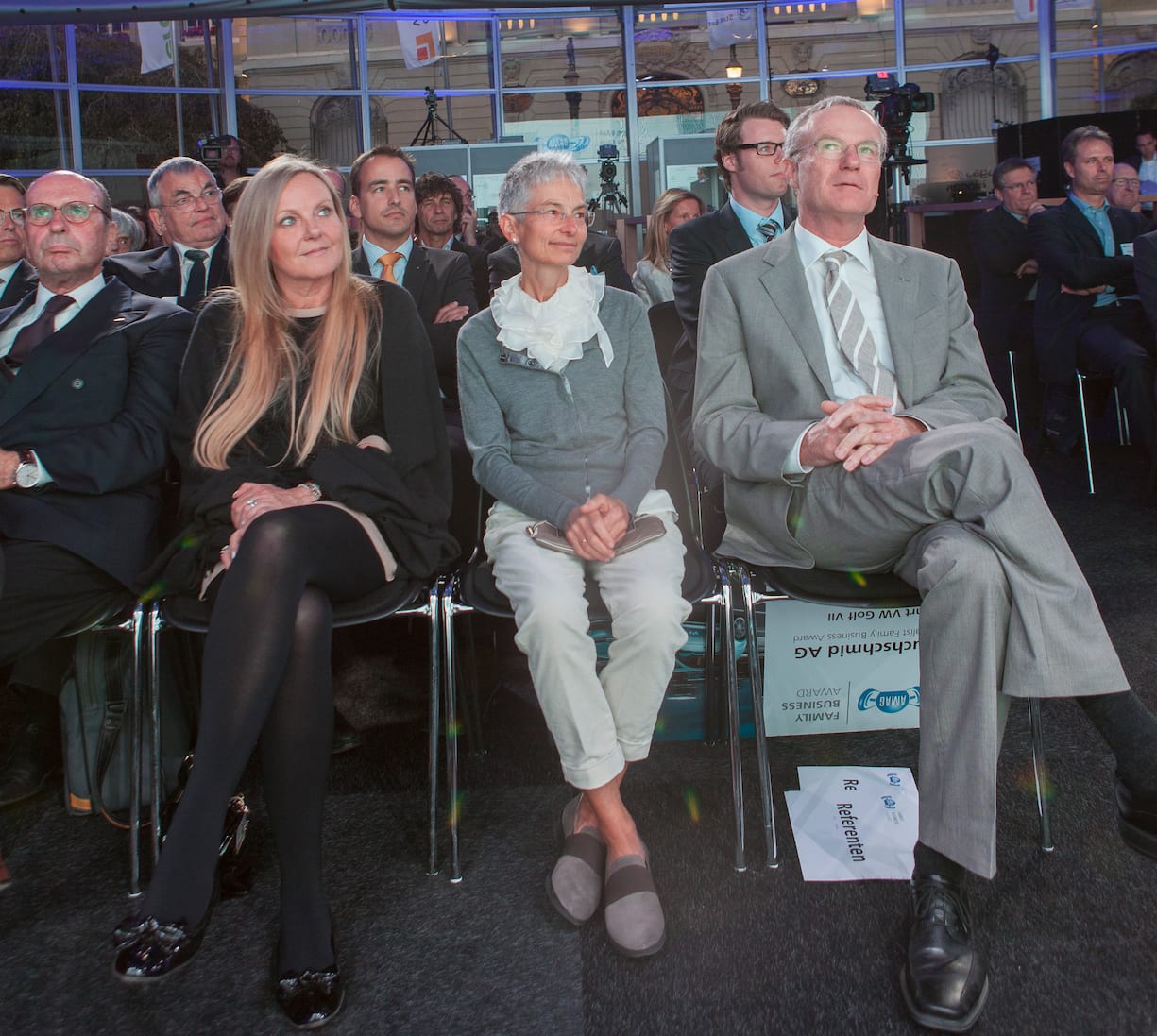   Family Business Award, 2012  AMAG  vlnr Eva-Maria Bucher Haefner, Marianne Haefner, Martin Haefner