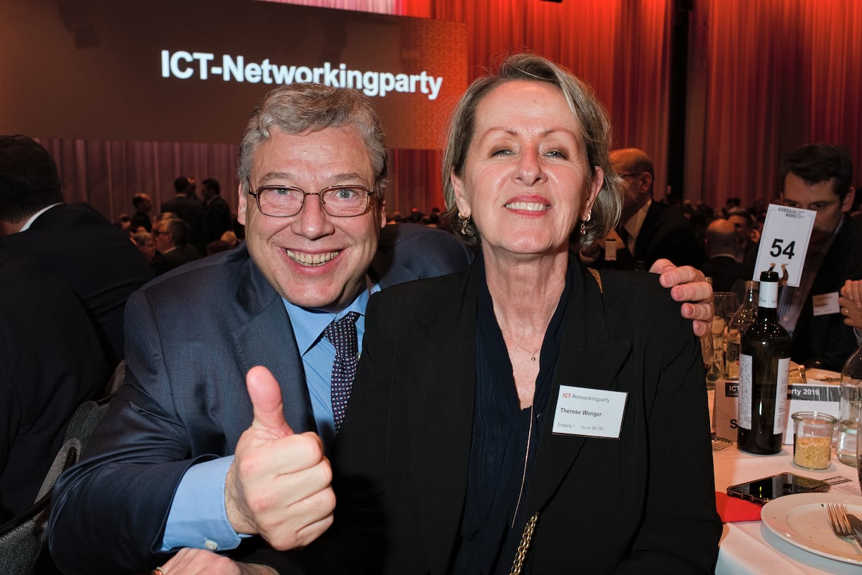 Filippo Lombardi, Ständerat;Therese Wenger, Sunrise Communications AG