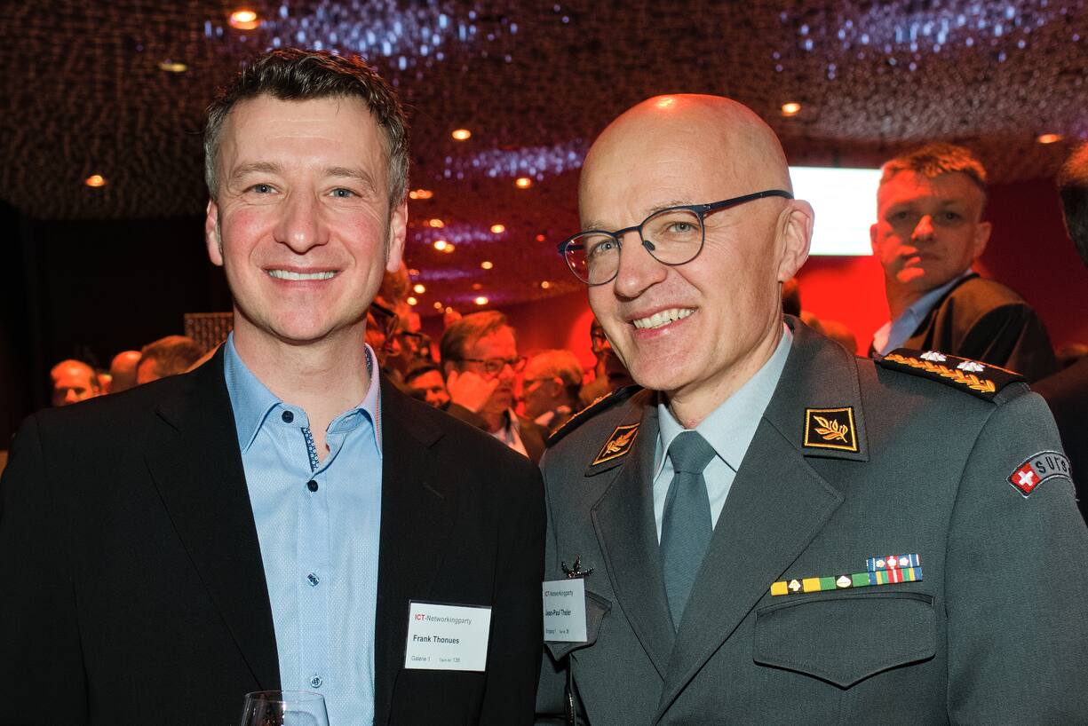 Frank Thonüs, Senior Director, Dell EMC Switzerland;Jean-Paul Theler, Divisionär, Schweizer Armee