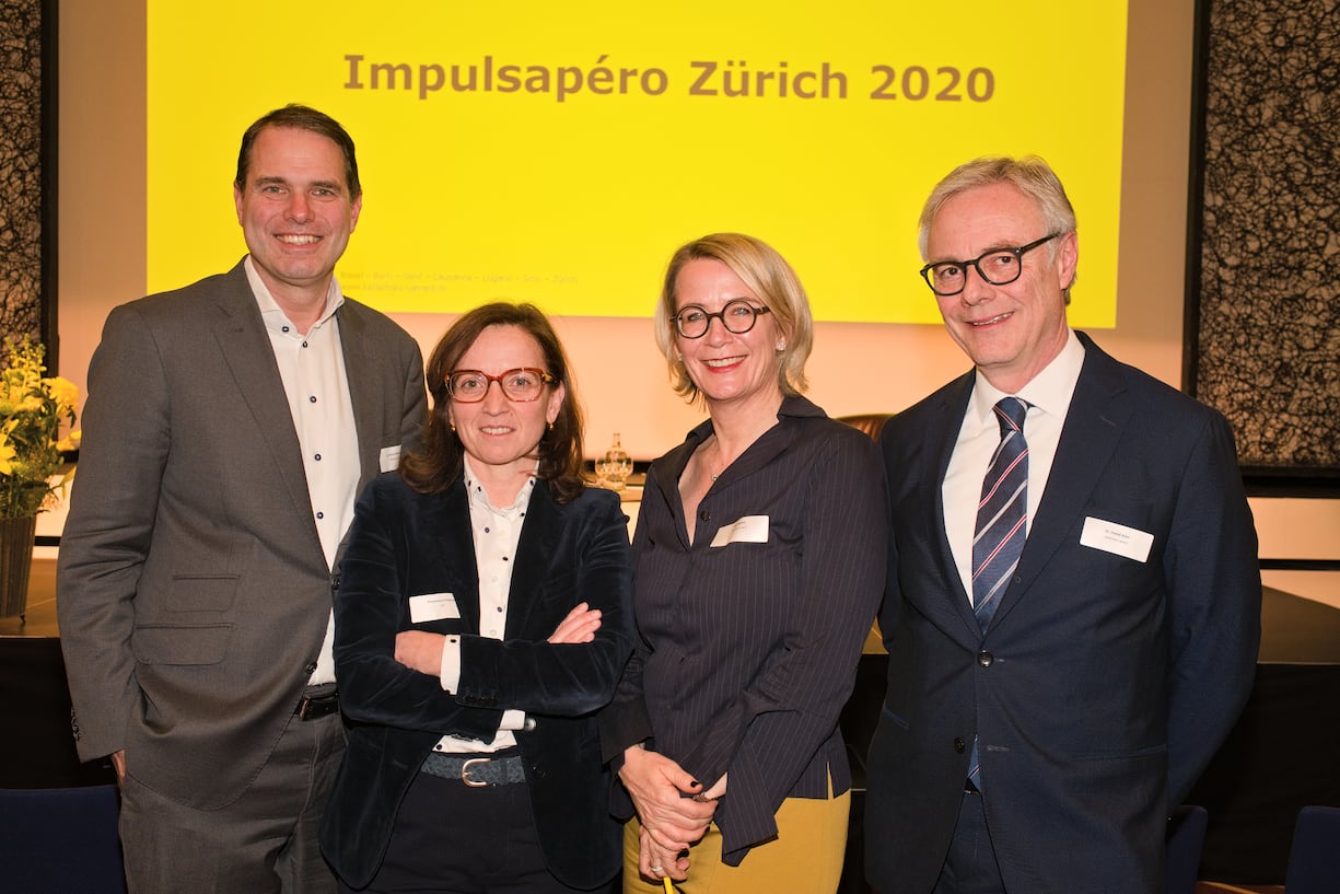 Gastgeber und Referentin:Beat Brechbühl, Kellerhals Carrard;Philomena Colatrella, CSS;Ines Pöschel, Kellerhals Carrard;Daniel Alder, Kellerhals Carrard;